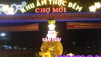 Khu ẩm thực đêm Chợ Mới - An Giang