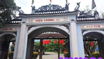 Điện Trường Bà - Trà Xuân