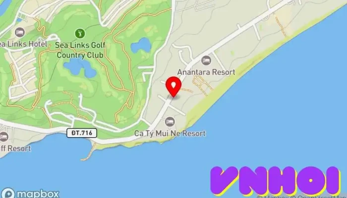 bản đồ của Allezboo Beach Resort & Spa Khách sạn nghỉ dưỡng, Vườn, Spa sức khỏe, Khách sạn, Hồ bơi ngoài trời, Nhà hàng, Spa, Hồ bơi, Điểm thu hút khách du lịch trong Bình Thuận