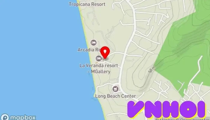 bản đồ của Aquasun Hotel Phú Quốc Khách sạn, Phòng tiệc, Hội họp, Nơi tổ chức sự kiện, Khách sạn lưu trú dài hạn, Khách sạn nghỉ dưỡng, Nhà hàng, Hồ bơi trong Kiên Giang