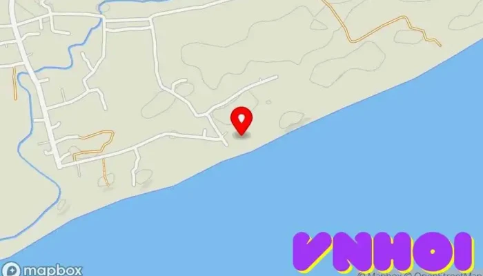 bản đồ của Bãi biển cộng đồng Hồ Lân Điểm thu hút khách du lịch trong Bình Thuận
