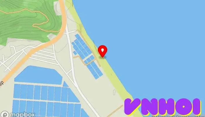 bản đồ của Bãi biển Hoành Sơn Điểm thu hút khách du lịch trong Biển Đông Việt Nam