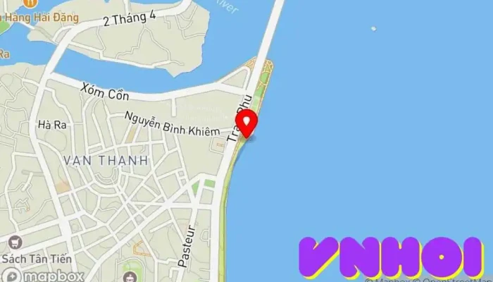 bản đồ của Bãi Rêu Nha Trang Điểm thu hút khách du lịch trong Khánh Hòa