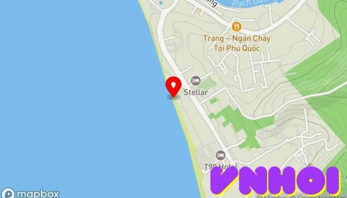 bản đồ của Bãi tắm cộng đồng Điểm thu hút khách du lịch trong Kiên Giang