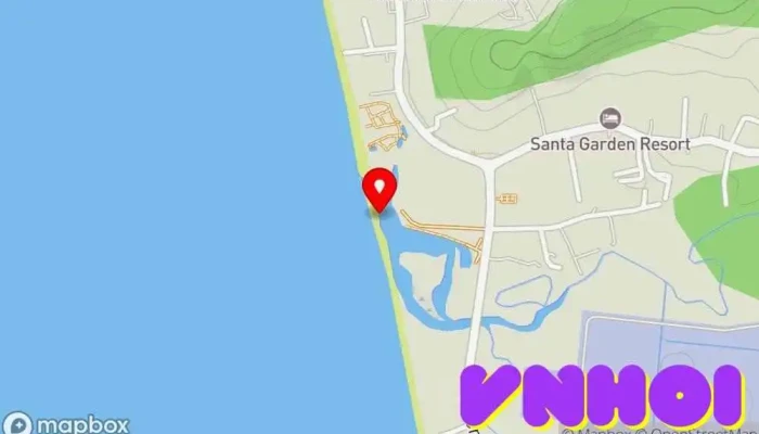 bản đồ của Bãi tắm ngắm máy bay Điểm thu hút khách du lịch trong Kiên Giang