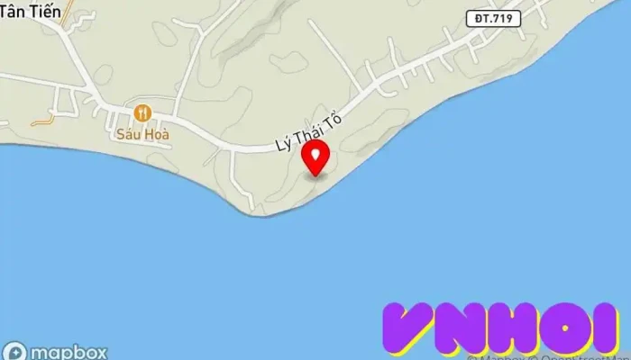 bản đồ của Bãi tắm Tân Hải Bãi biển trong Bình Thuận