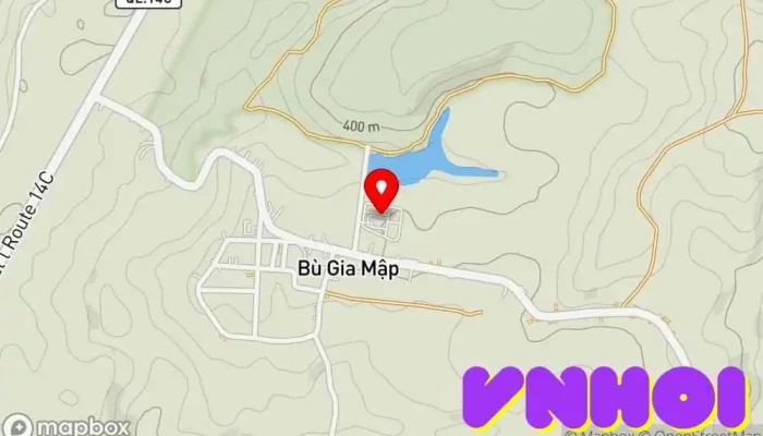 bản đồ của Ban quản lý Vườn Quốc Gia Bù Gia Mập Trung tâm thông tin du lịch trong Bình Phước
