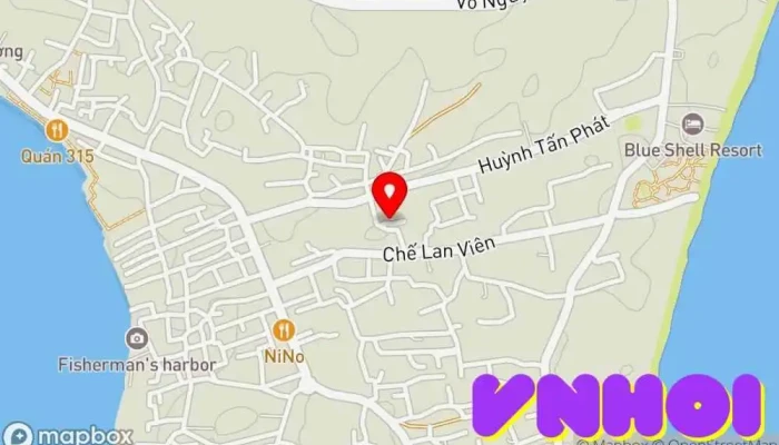 bản đồ của BẢO TÀNG CỔ VẬT MŨI NÉ. Điểm thu hút khách du lịch trong Bình Thuận