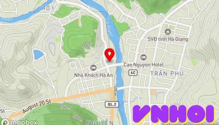 bản đồ của Bảo tàng Hà Giang - Ha Giang Museum Bảo tàng lịch sử, Điểm mốc văn hóa, Bảo tàng, Điểm thu hút khách du lịch trong Hà Giang