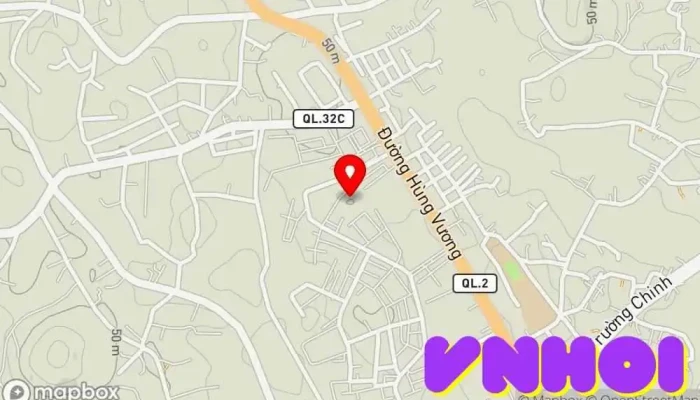 bản đồ của Bảo tàng Quân khu 2 Bảo tàng quân đội trong Vân Phú