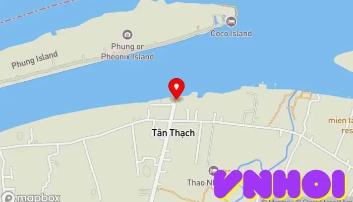 bản đồ của Bến phà cũ Rạch Miễu Dịch vụ phà trong Bến Tre