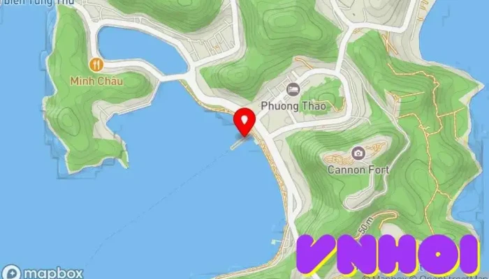 bản đồ của Bến tàu Cát Bà Bến phà trong Hải Phòng