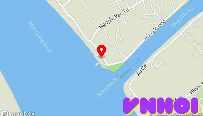 bản đồ của Ben Tre Riverside Resort Khách sạn nghỉ dưỡng, Đại lý du lịch bằng thuyền, Khách sạn lưu trú dài hạn, Khách sạn, Điểm thu hút khách du lịch, Đại lý du lịch trong Bến Tre