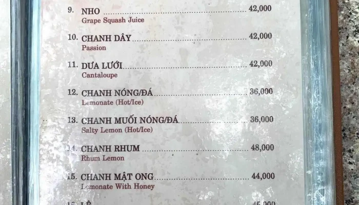 Cafe Quan Gio Va Nuoc Cua Chu So Huu - Bình Dương