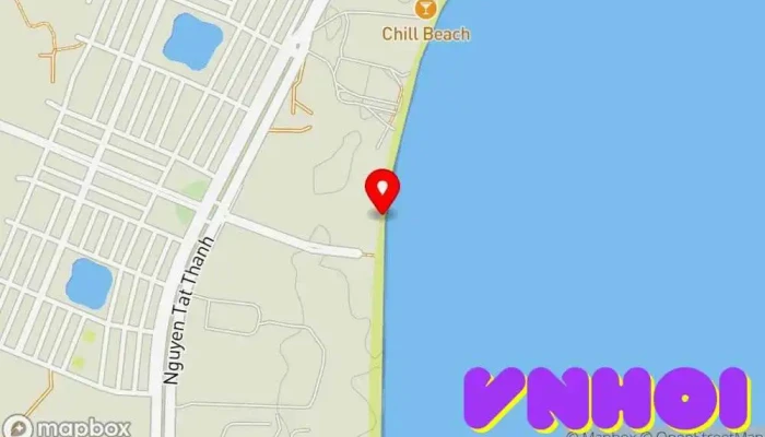 bản đồ của Cam Ranh Surf Camp Trường dạy lướt sóng, Khu cắm trại trong Khánh Hòa