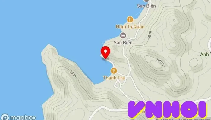 bản đồ của cảng Bình Lập Bến du thuyền trong Khánh Hòa