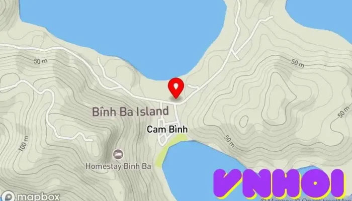 bản đồ của Chợ Bình Ba Chợ, Điểm thu hút khách du lịch trong Khánh Hòa