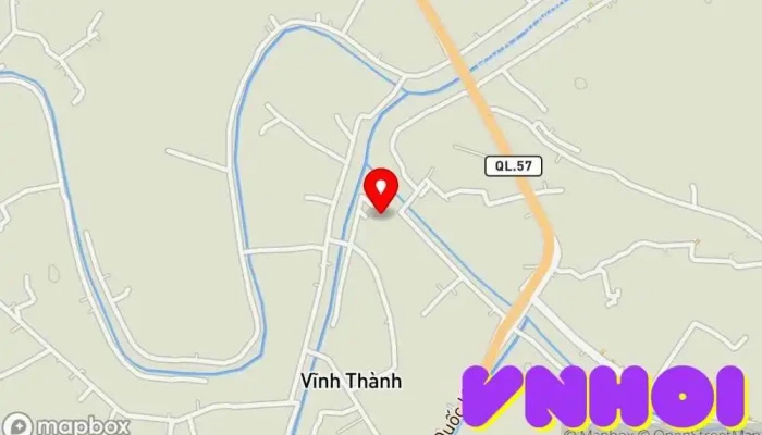 bản đồ của chợ Cái Mơn Chợ trong Bến Tre