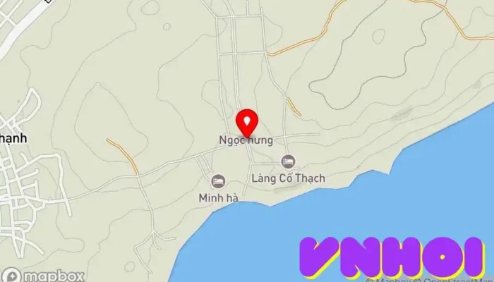 bản đồ của Chợ Đêm Cổ Thạch Khu hội chợ trong Bình Thuận