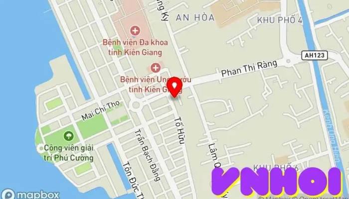 bản đồ của Chợ Đêm Phú Cường Chợ trong Kiên Giang
