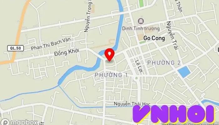 bản đồ của Chợ Mới Thành Phố Gò Công Chợ trong Tiền Giang