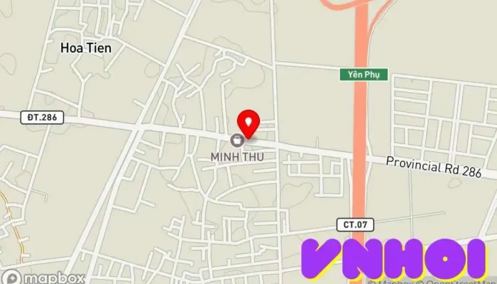 bản đồ của Chợ Núi Chợ trời trong Bắc Ninh