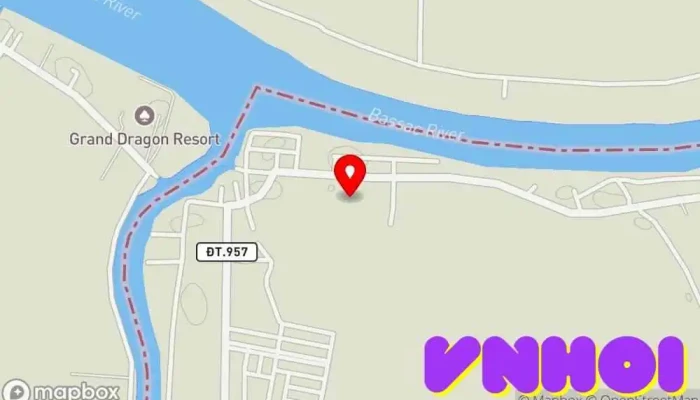 bản đồ của Chùa Linh Ẩn Chùa phật giáo trong An Giang