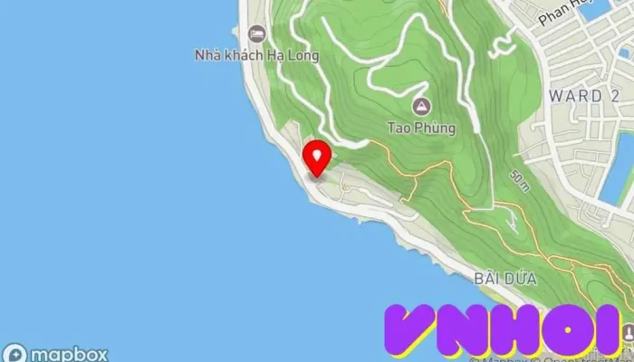 bản đồ của Chùa Quan Âm Nam Hải Chùa phật giáo trong Bà Rịa - Vũng Tàu