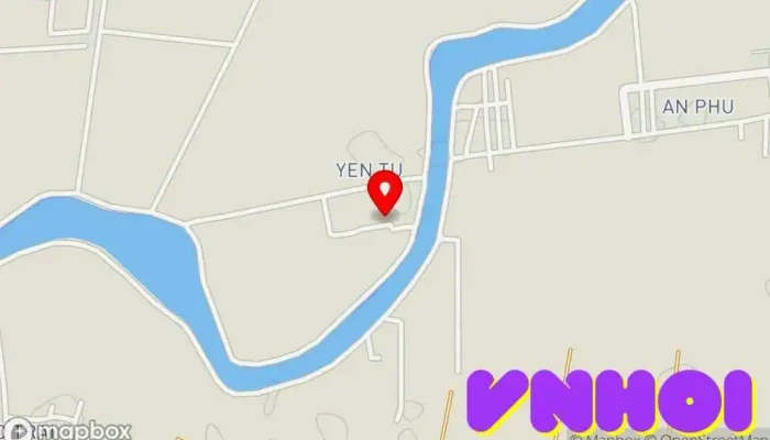 bản đồ của Chùa Yên Từ Chùa phật giáo trong Bắc Ninh