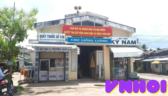 Chợ Giồng Luông - Bến Tre