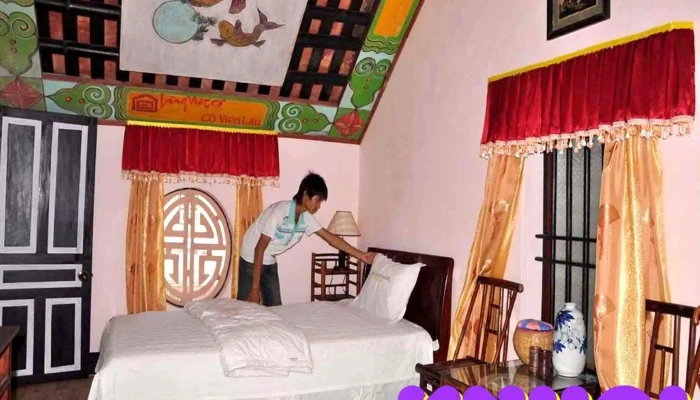Co Vien Lau Diem Tham Quan Nha Co Phong - Ninh Bình