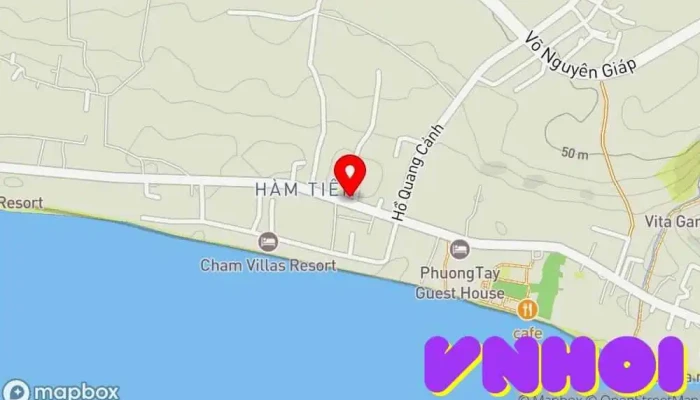 bản đồ của Color jeep tour Điểm thu hút khách du lịch trong Bình Thuận
