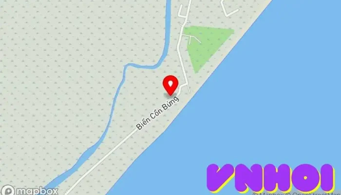 bản đồ của Cồn Bửng, Thạnh Phú. Bến Tre. Vietnam Điểm thu hút khách du lịch trong Bến Tre