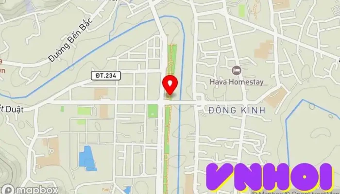 bản đồ của Công viên Bờ Sông Kỳ Cùng Bãi đỗ xe trung chuyển trong Lạng Sơn