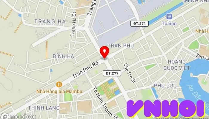 bản đồ của Cột Đồng hồ thành phố Từ Sơn Điểm thu hút khách du lịch trong Bắc Ninh