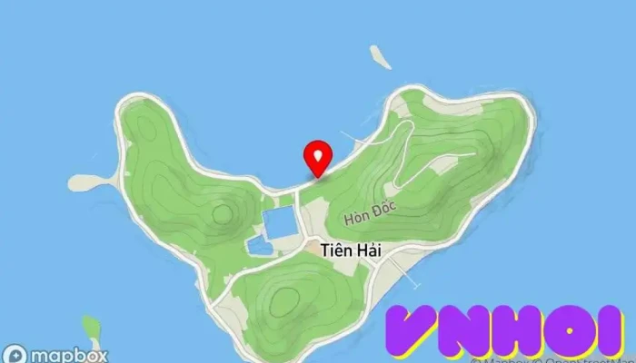 bản đồ của Cột mốc đảo Hải Tặc Điểm thu hút khách du lịch trong Kiên Giang