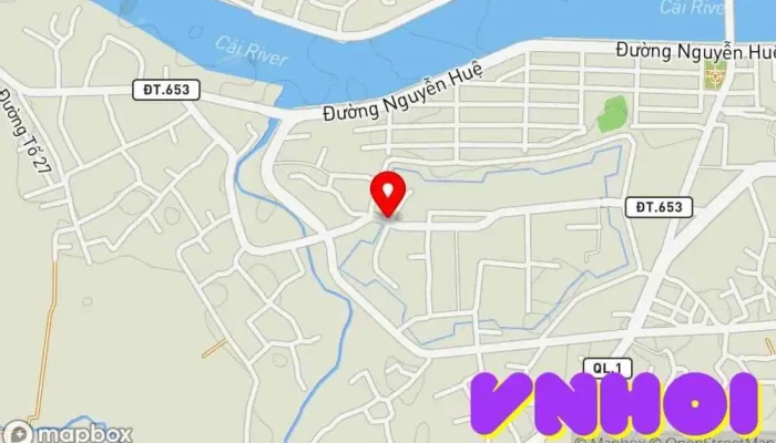 bản đồ của Cửa Tây - Thành Cổ Diên Khánh Điểm mốc lịch sử trong Khánh Hòa