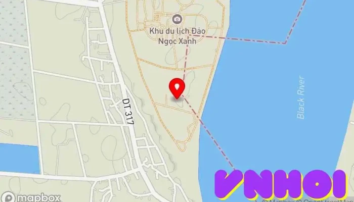 bản đồ của Đảo Ngọc Xanh Đại lý du lịch tham quan trong La Phù