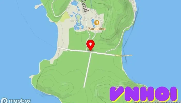 bản đồ của Đảo Thiên Đường - Hòn Thơm Paradise Island Điểm thu hút khách du lịch trong Kiên Giang