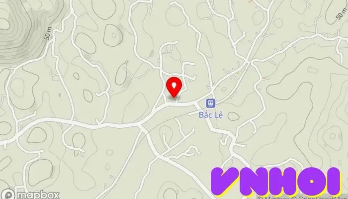 bản đồ của Đền Công Đồng Bắc Lệ Địa điểm hành hương, Nơi thờ cúng, Điểm đến tôn giáo trong Lạng Sơn