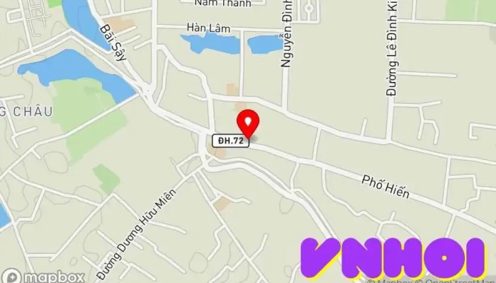 bản đồ của Đền Đông Đô Nơi thờ cúng trong Hưng Yên