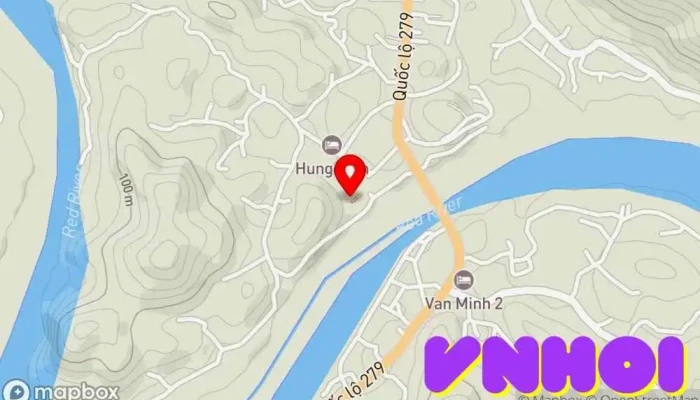 bản đồ của Đền Hoàng Bảy Bảo Hà Điện thờ, Nơi thờ cúng trong Lào Cai