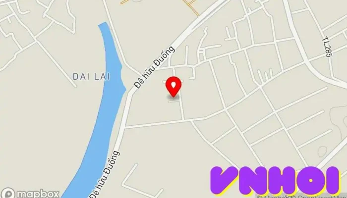 bản đồ của Đền Lệ Chi Viên Chùa trong Bắc Ninh