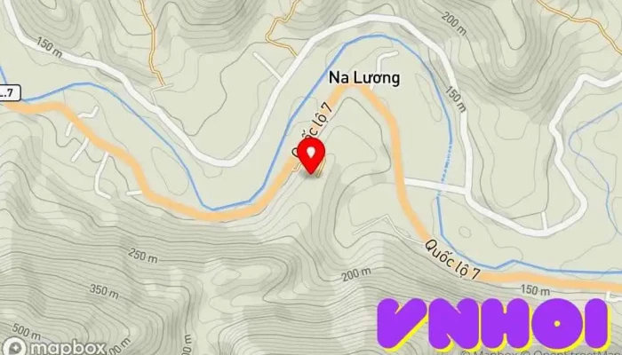 bản đồ của Đền Pu Nhạ Thầu Nơi thờ cúng trong Nghệ An