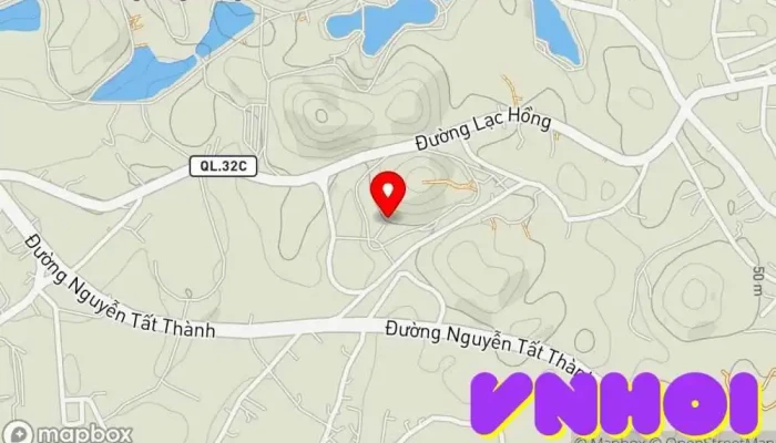 bản đồ của Đền Quốc Tổ Lạc Long Quân Nơi thờ cúng trong Chu Hoá