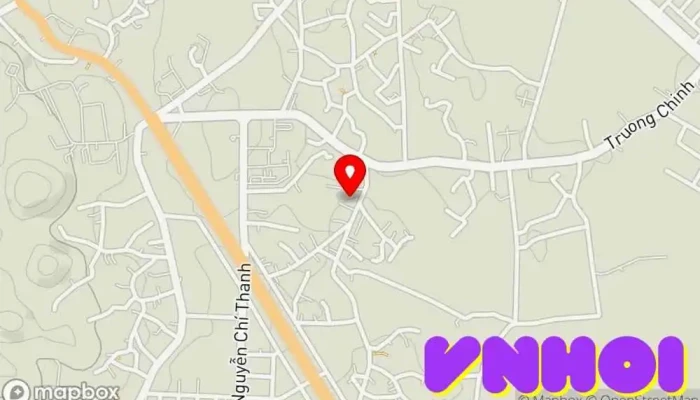 bản đồ của Đền Ỷ La Nơi thờ cúng trong Tuyên Quang