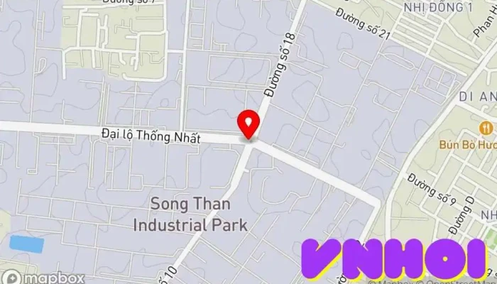 bản đồ của Dĩ An  trong Bình Dương