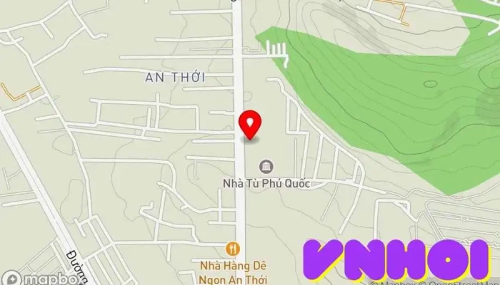 bản đồ của Di tích Lịch sử Nhà tù Phú Quốc Bảo tàng lịch sử trong Kiên Giang