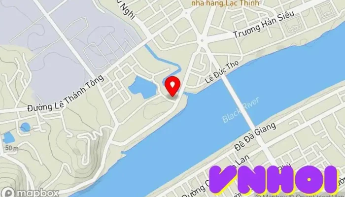 bản đồ của Di tích Nhà Tù Hòa Bình Điểm mốc lịch sử trong Hòa Bình