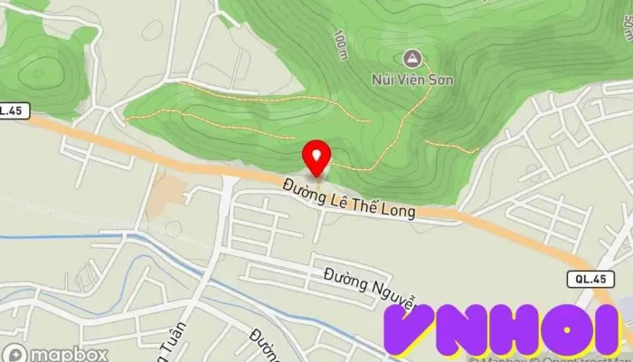 bản đồ của Địa điểm lịch sử và thắm cảnh rừng thông Thắng cảnh trong Thanh Hóa